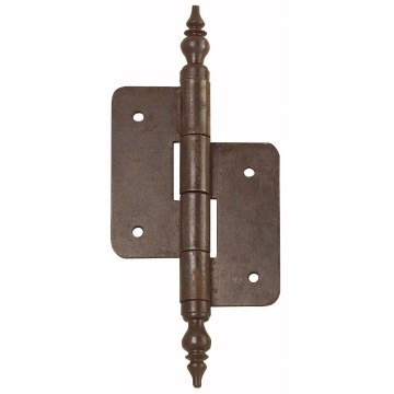Antique iron turlupet hinge with finials